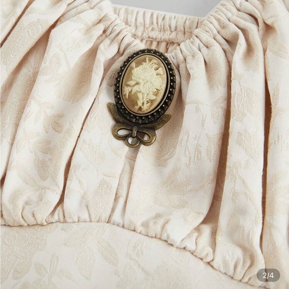 SHEIN Cream Mini Dress - Picture 3 of 3